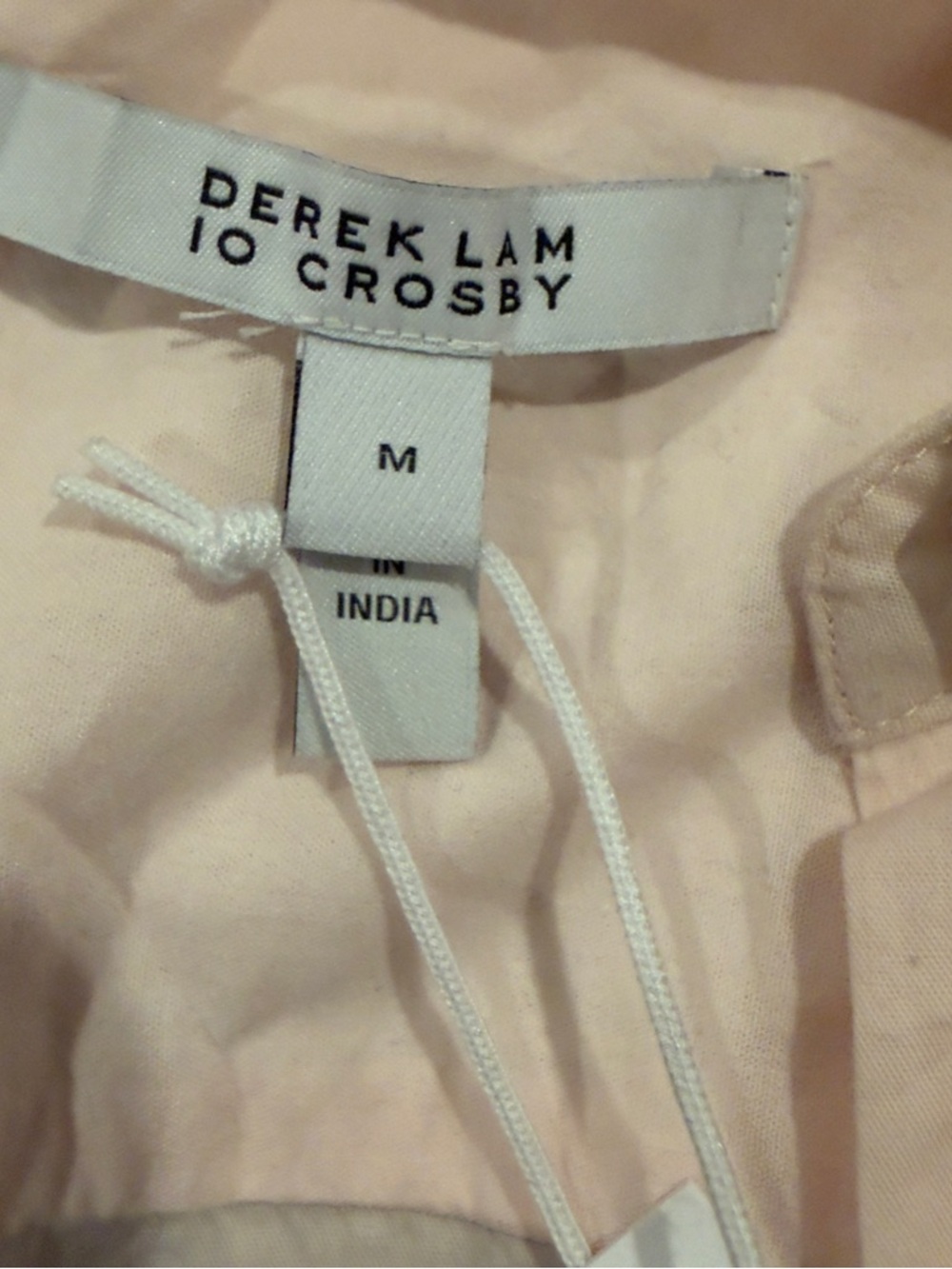 Derek Lam 10 Crosby Valera Pleated Cotton-Blend Shirt NWT size Medium - Picture 7 of 9